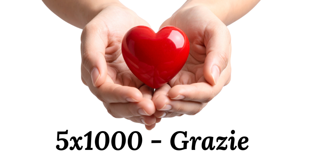 mani che custodiscono un cuore in segno di ringraziamento